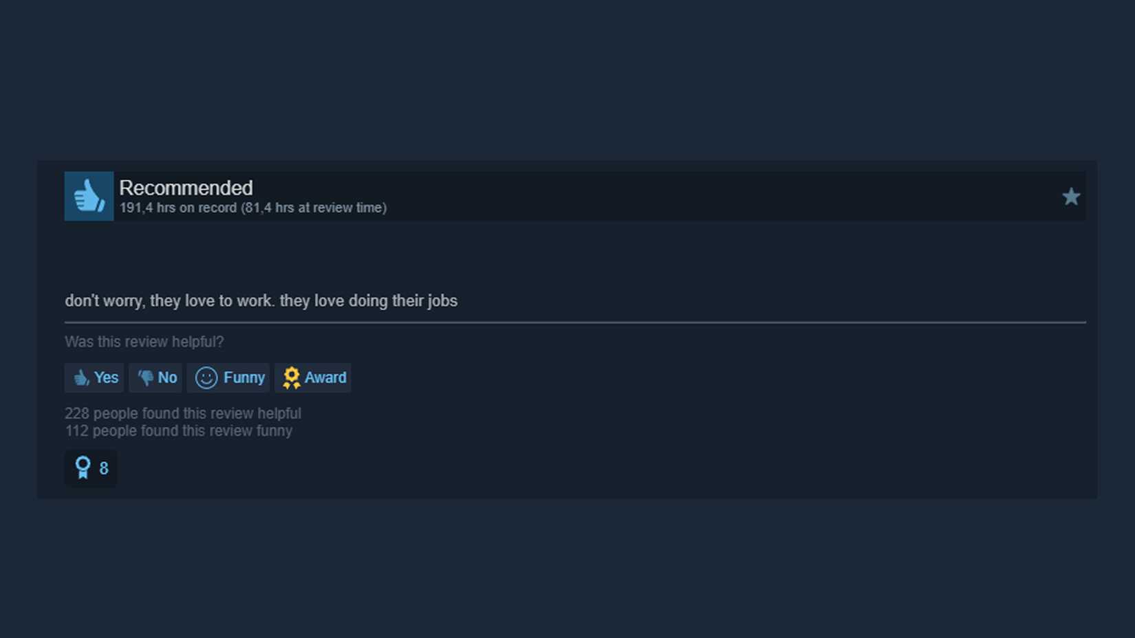 Palworld Interesting Steam Review