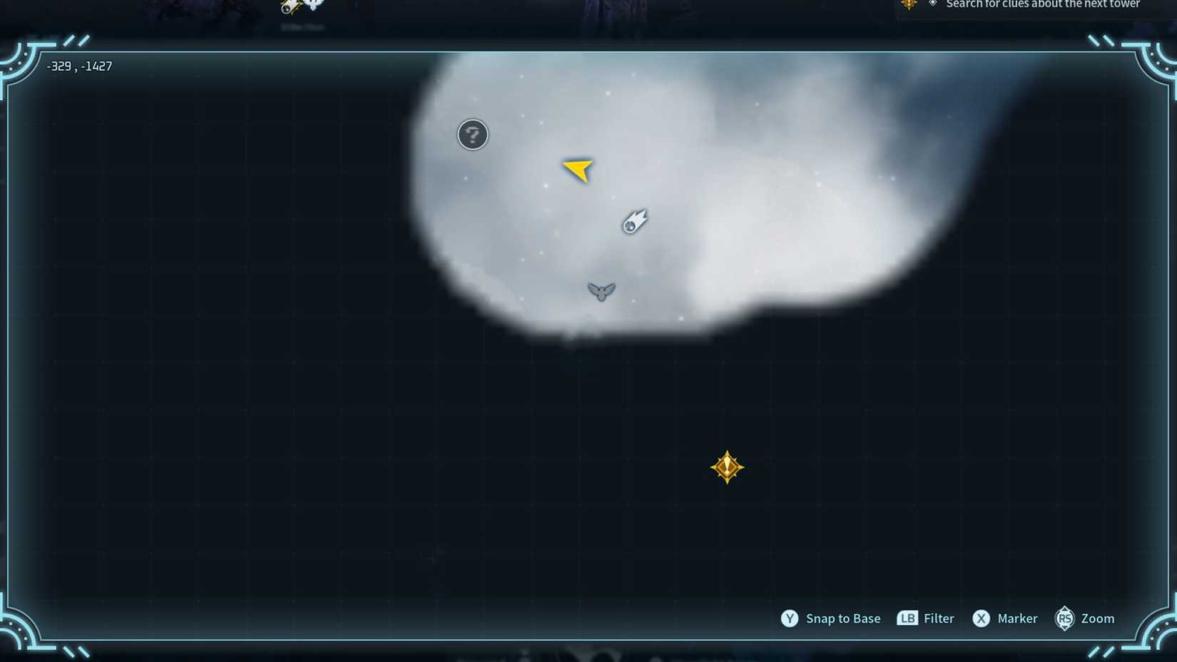 palworld-how-to-access-sun access-island-floating-gate-to-altar-portal-fly-pal - Sunreach Fog of War Cloud Floating Island