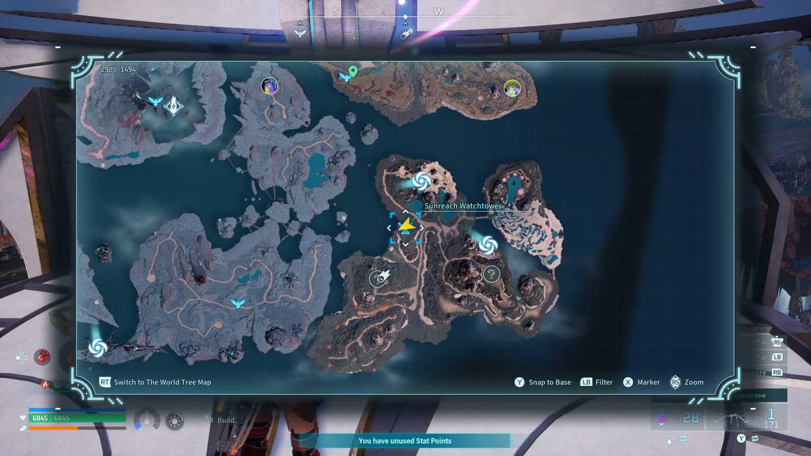 palworld-how-to-access-sunreach-island-floating-gate-to-altar-portal-fly-pal-sunreach-watchtower