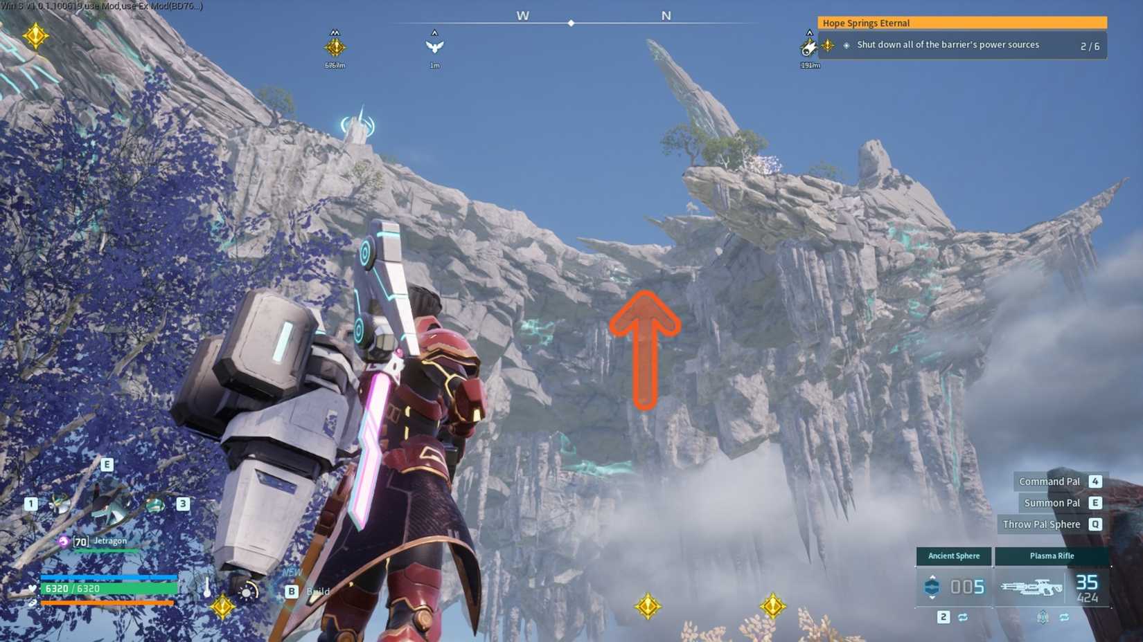 Palworld Jetragon Cave in Sunreach