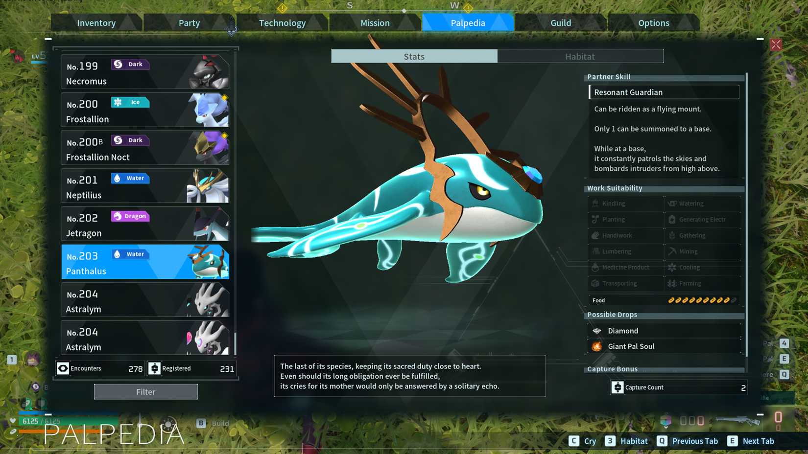 Panthalus in Palworld