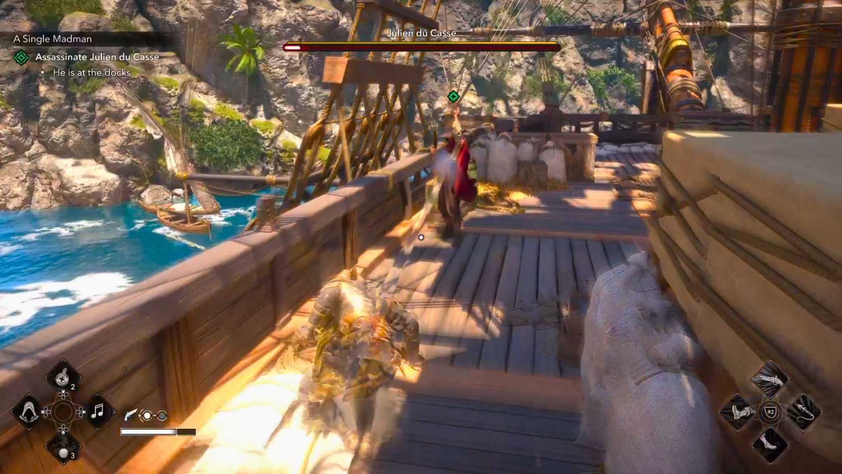 Perfect Dodge Julien Du Casse Attacks AC Black Flag Resynced