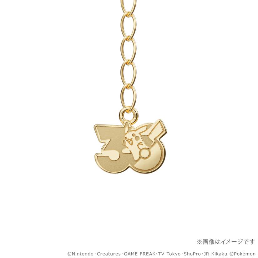 Pokemon 30th Anniversary Model Snorlax Necklace K18 Yellow Gold (3)