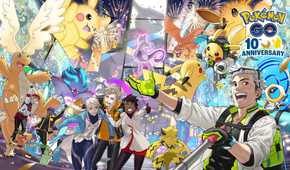 Pokemon GO 10th anniversary official art