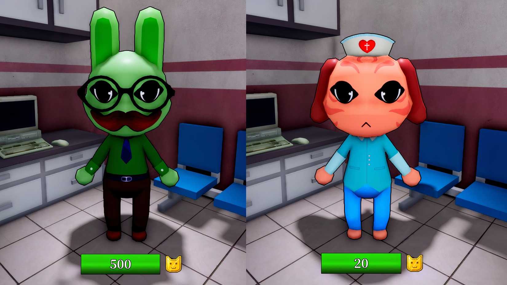 psychologist and nurse classes in animal hospital anomaly 