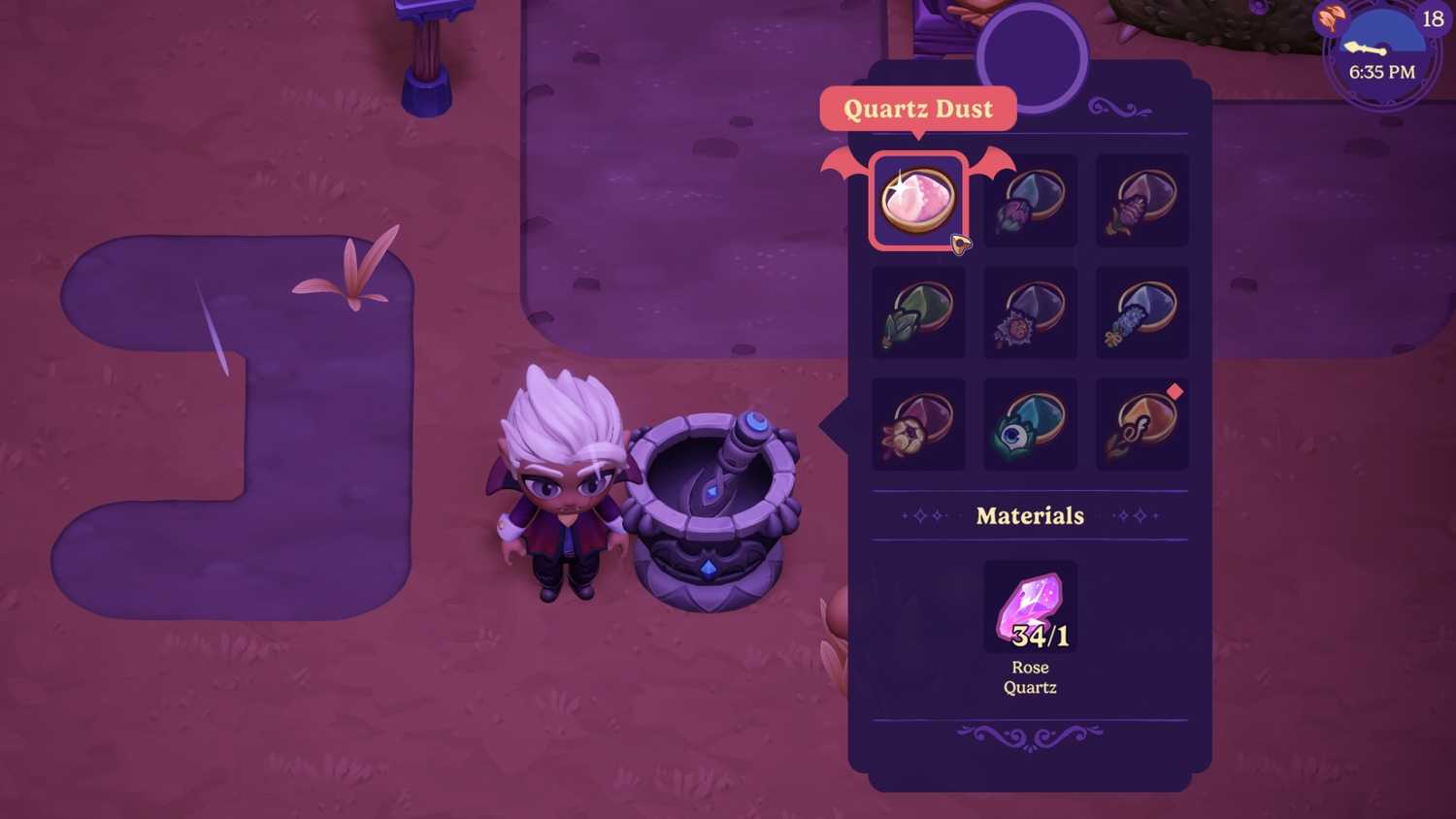 quartz dust recipe moonlight peaks