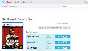 deku deal best ps5 disc prices for red dead redemption.
