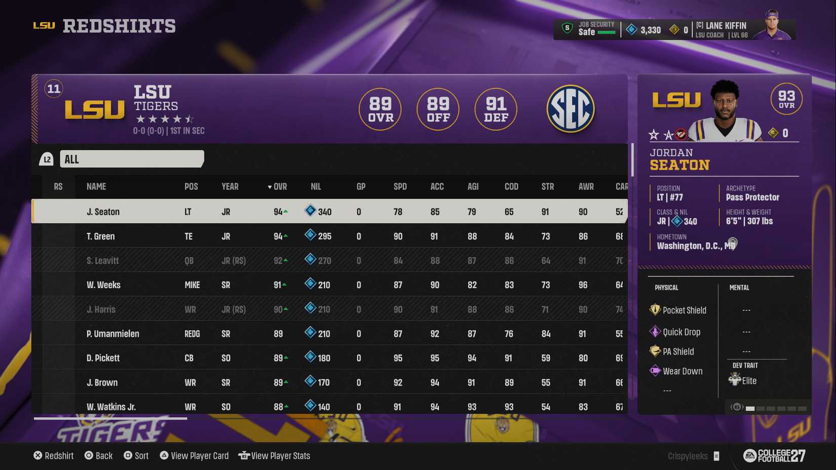 redshirting in college football 27 dynasty