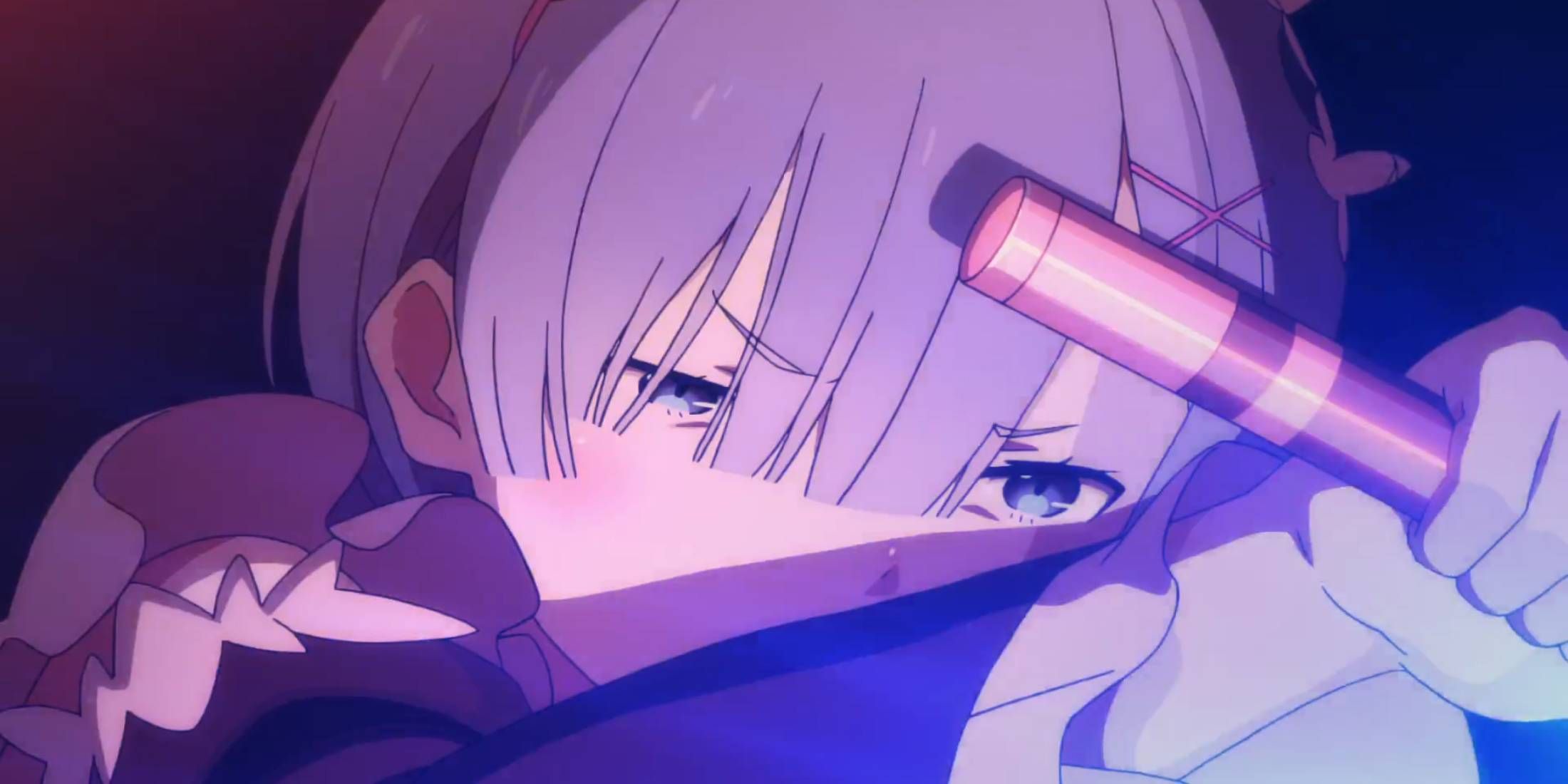 Rem holding her morningstar seen in Season 1 Episode 7 ReZero Starting Life in Another World