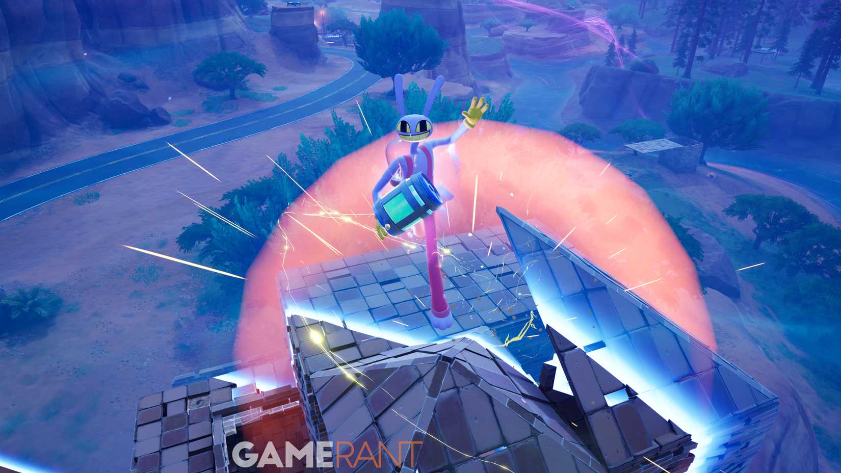 Rotating to Zone in Fortnite