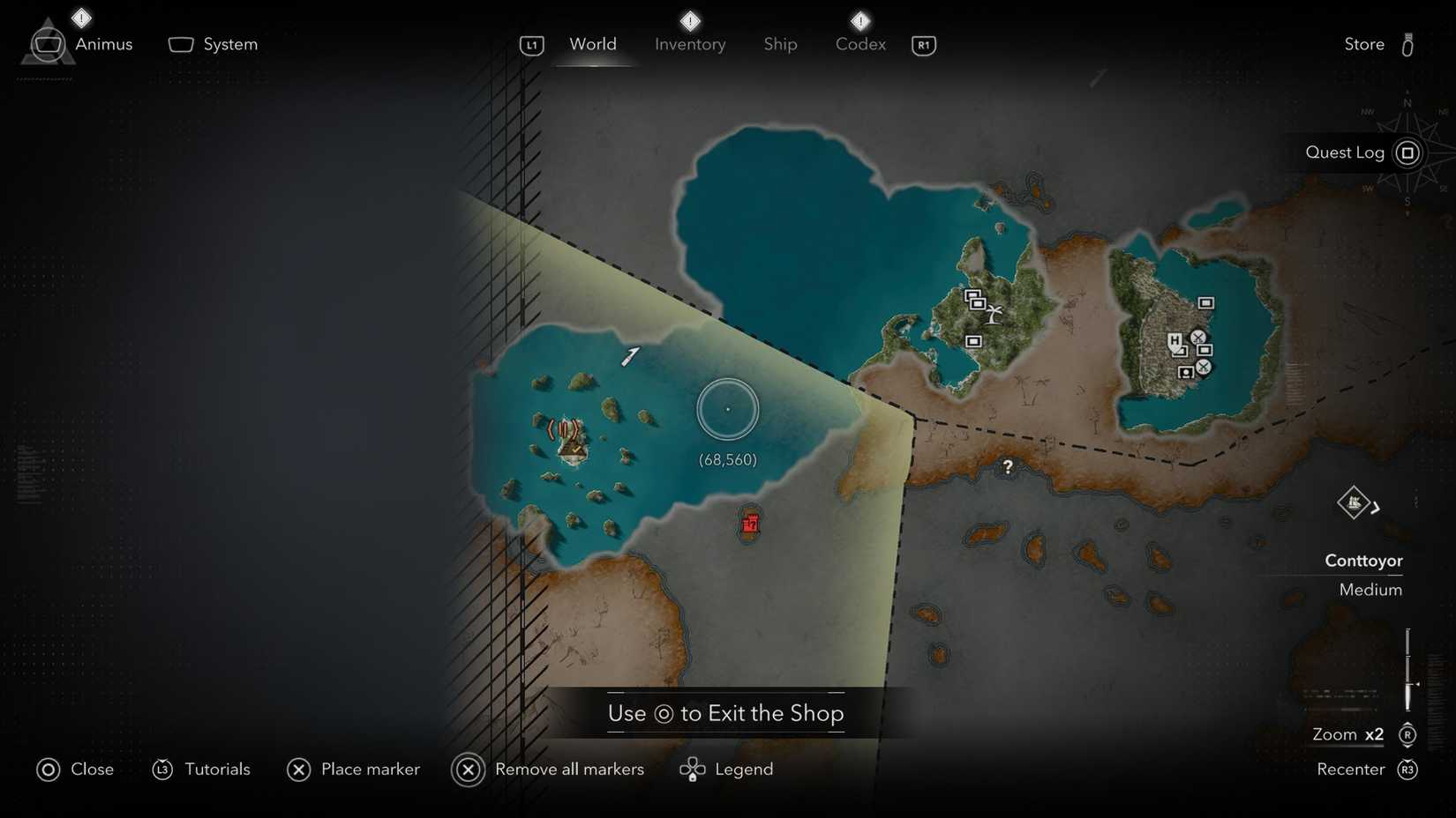 Sacrifice Island Location Shade and Shadow Robes Outfit AC Black Flag Resynced