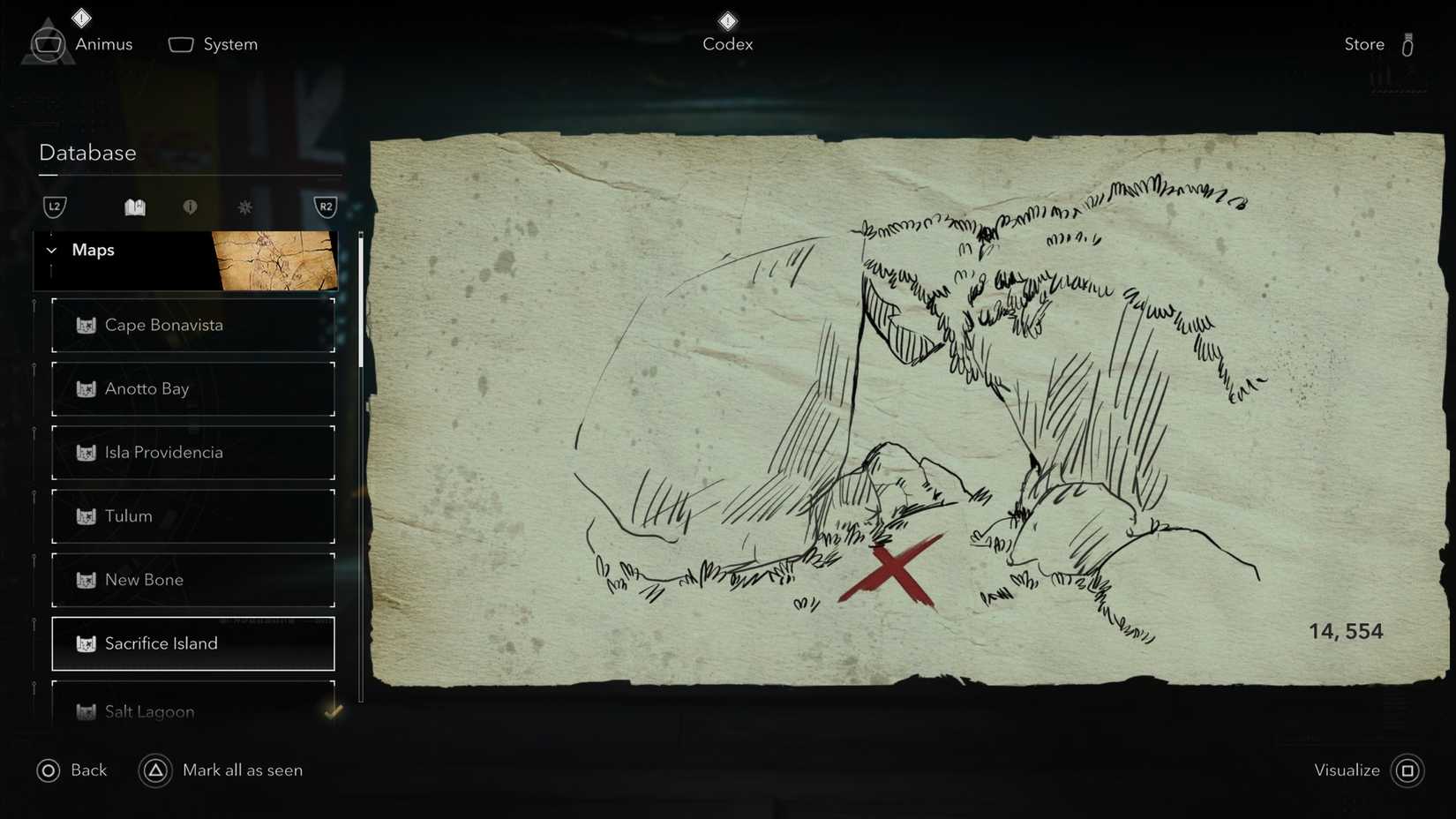 Sacrifice Island Treasure Map Shade and Shadow Robes Outfit AC Black Flag Resynced