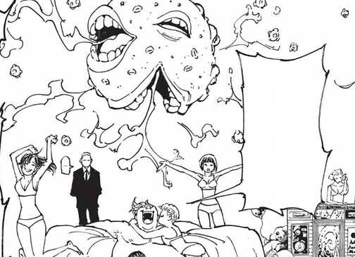 Sale Sale's Beast floods the room with gas so the people inside listen to him.
