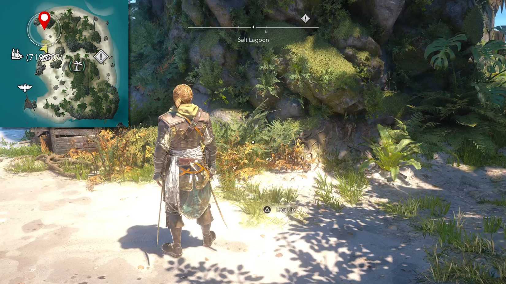 Salt Lagoon Buried Treasure Location AC Black Flag Resynced