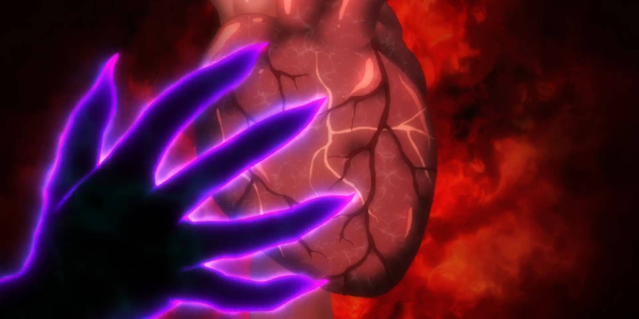 Satella's ghost hand grabbing Emilia's heart seen Season 1 Episode 17 ReZero Starting Life in Another World