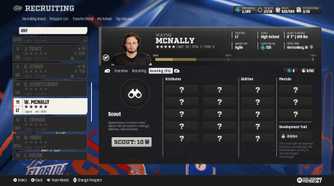 Scouting 0 - College Football 27