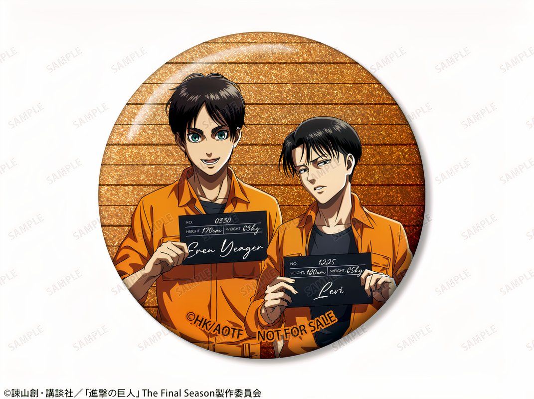 New Attack on Titan Merch Reimagines Levi and Eren as Guard and Prisoner