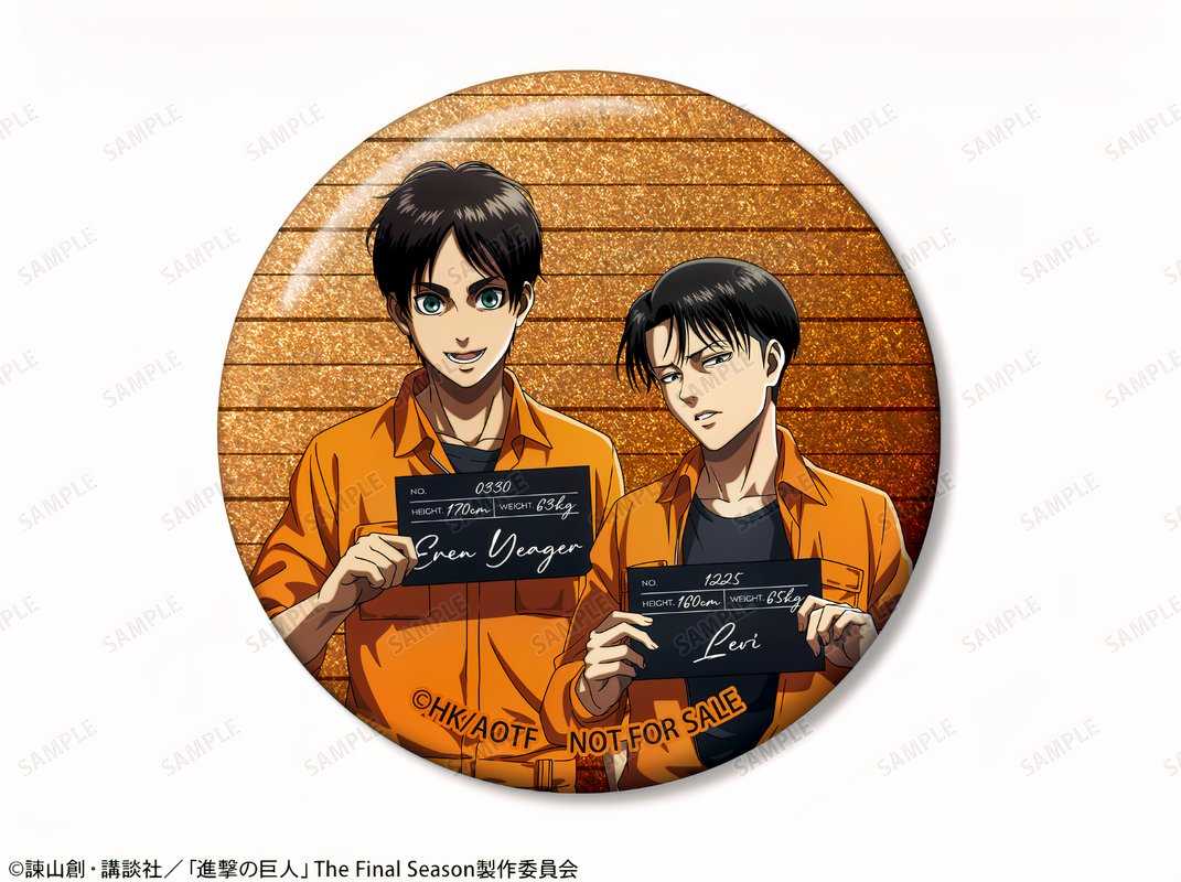 New Attack on Titan Merch Reimagines Levi and Eren as Guard and Prisoner