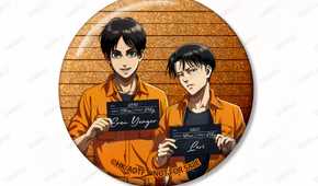 New Attack on Titan Merch Reimagines Levi and Eren as Guard and Prisoner