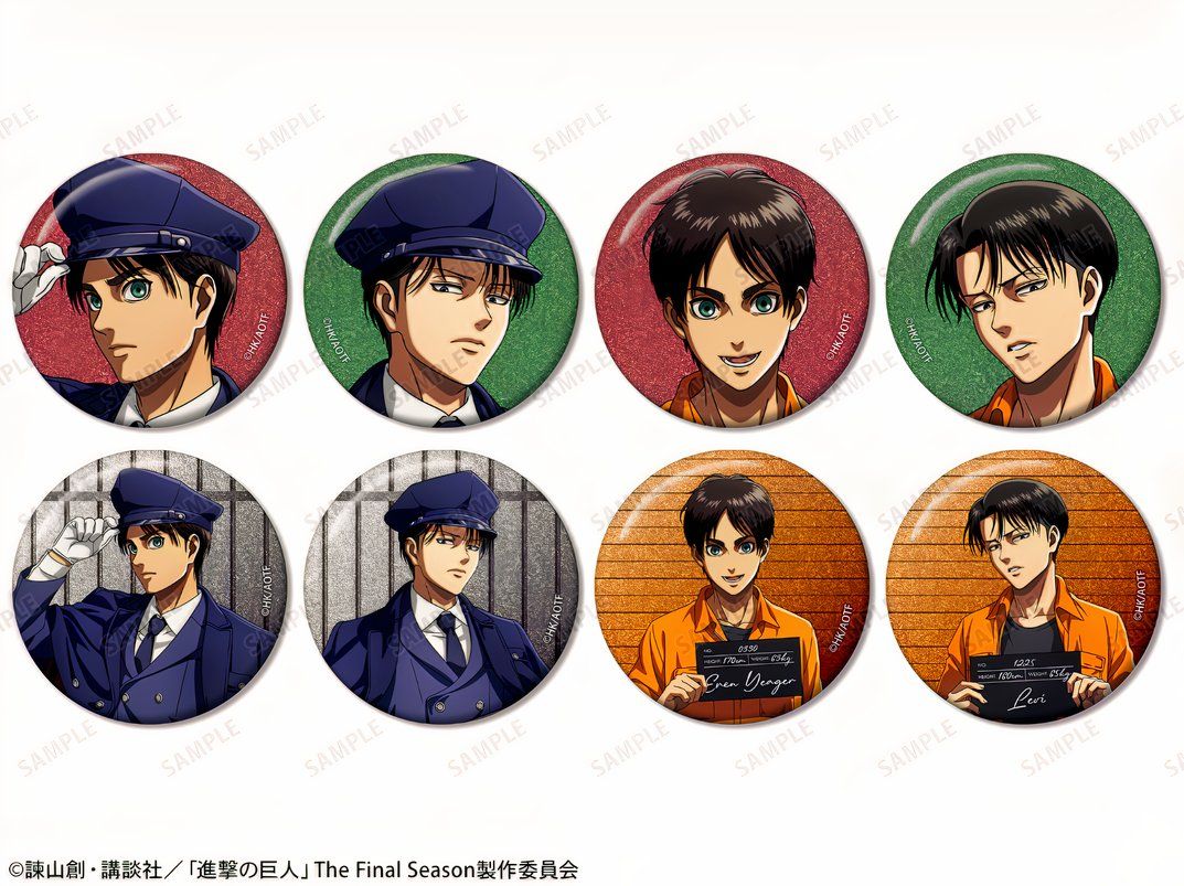 New Attack on Titan Merch Reimagines Levi and Eren as Guard and Prisoner