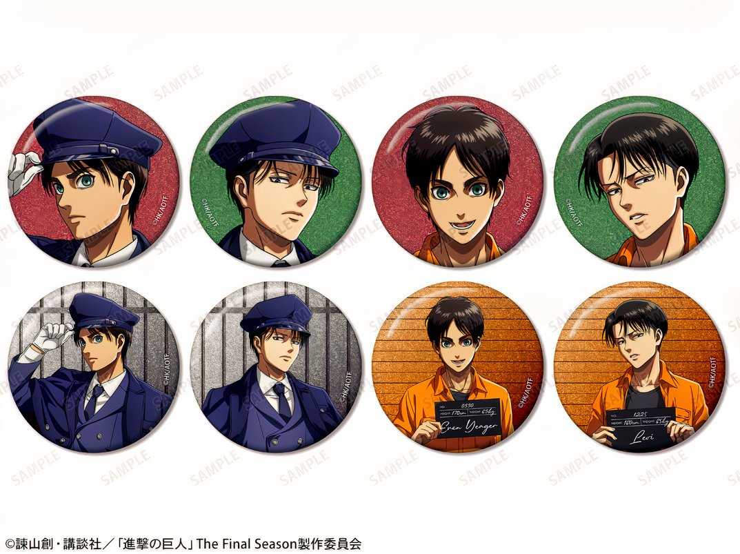 New Attack on Titan Merch Reimagines Levi and Eren as Guard and Prisoner