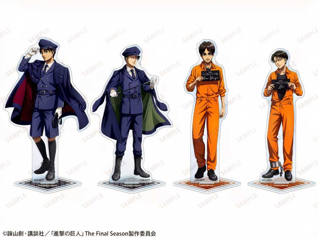 New Attack on Titan Merch Reimagines Levi and Eren as Guard and Prisoner