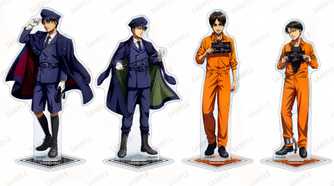 New Attack on Titan Merch Reimagines Levi and Eren as Guard and Prisoner