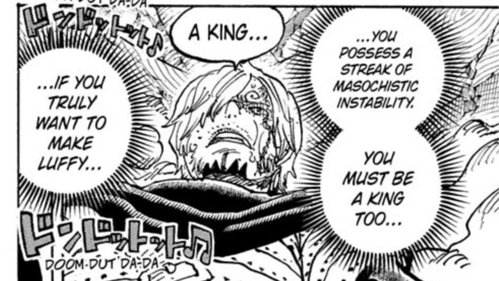 Sanji Zoro Conqueror's Haki One Piece Chapter 1188