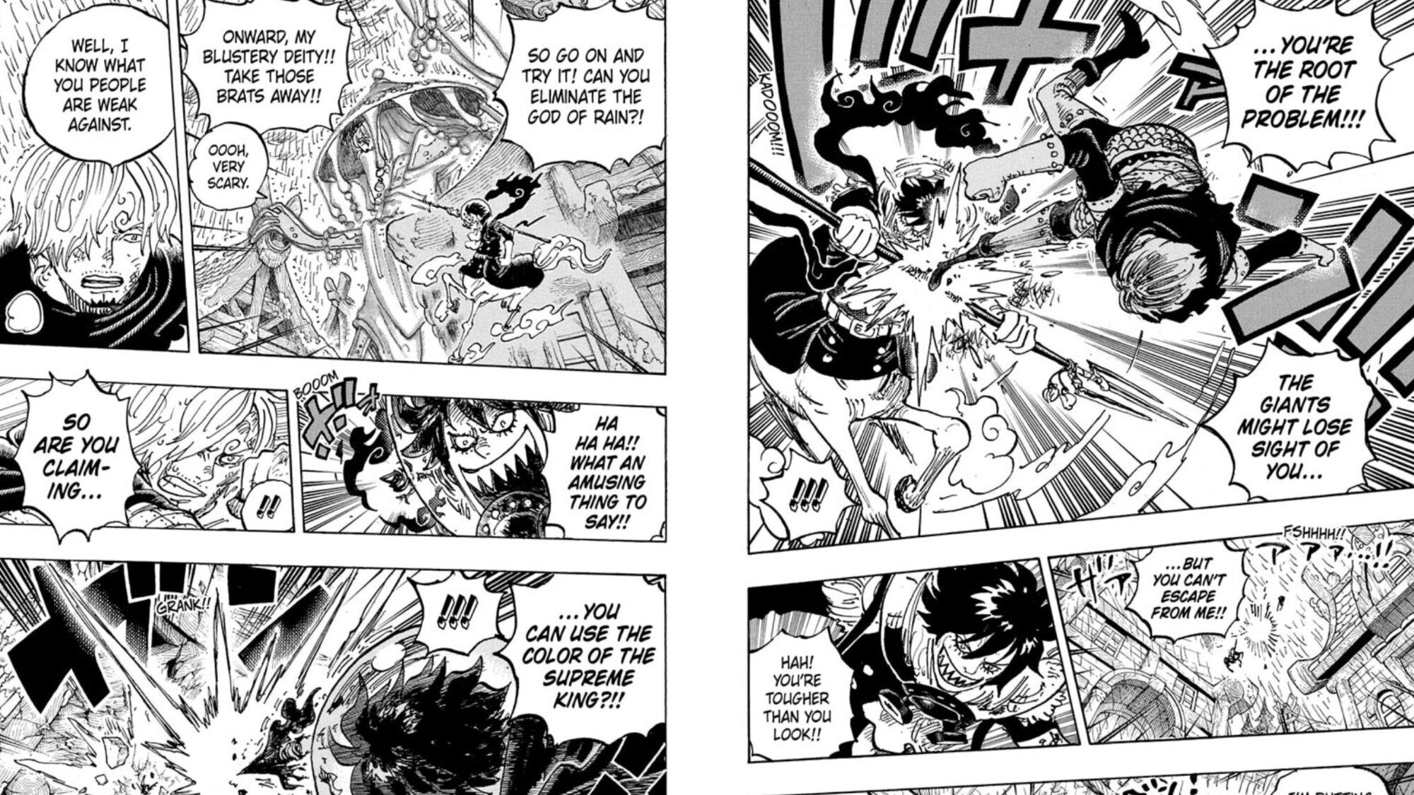 Zoro Sanji Vs Sommers Killingham One Piece 1193