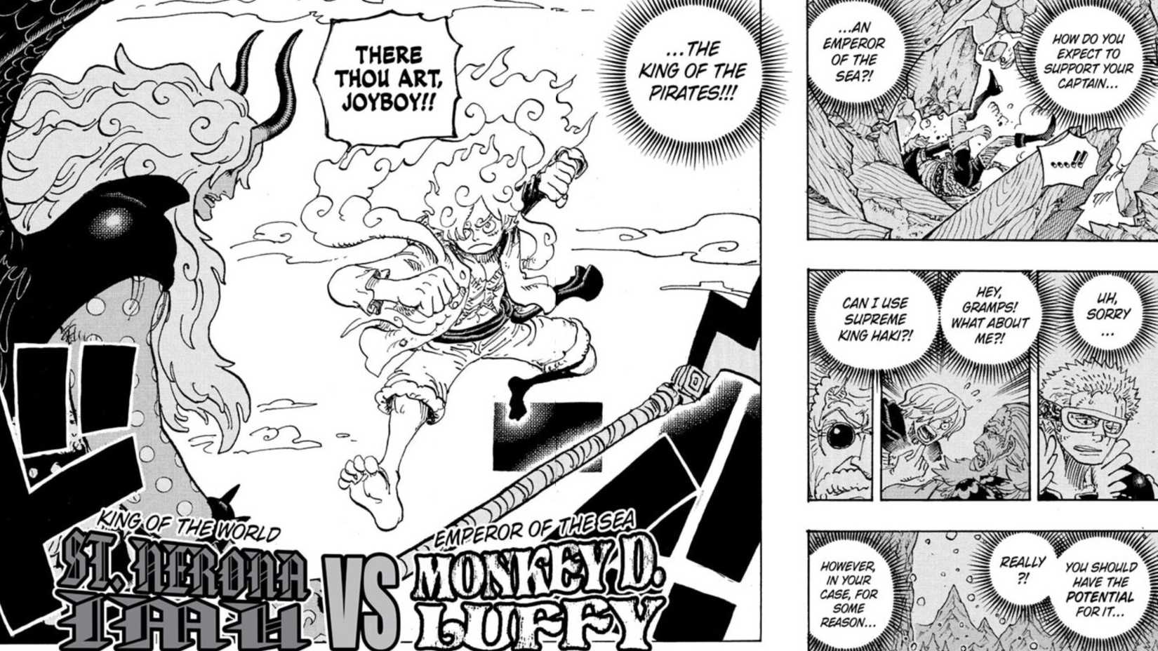 One Piece Chapter 1188 Luffy vs Imu
