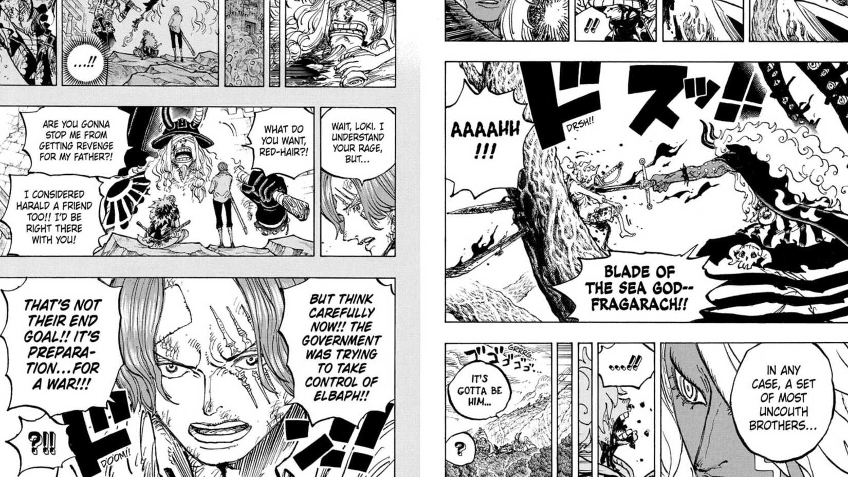 One Piece Chapter 1189 Sea God King Void Century