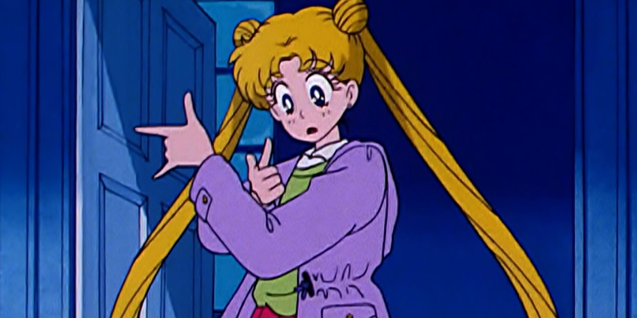 Serena posing while wondering why she didn't transform.