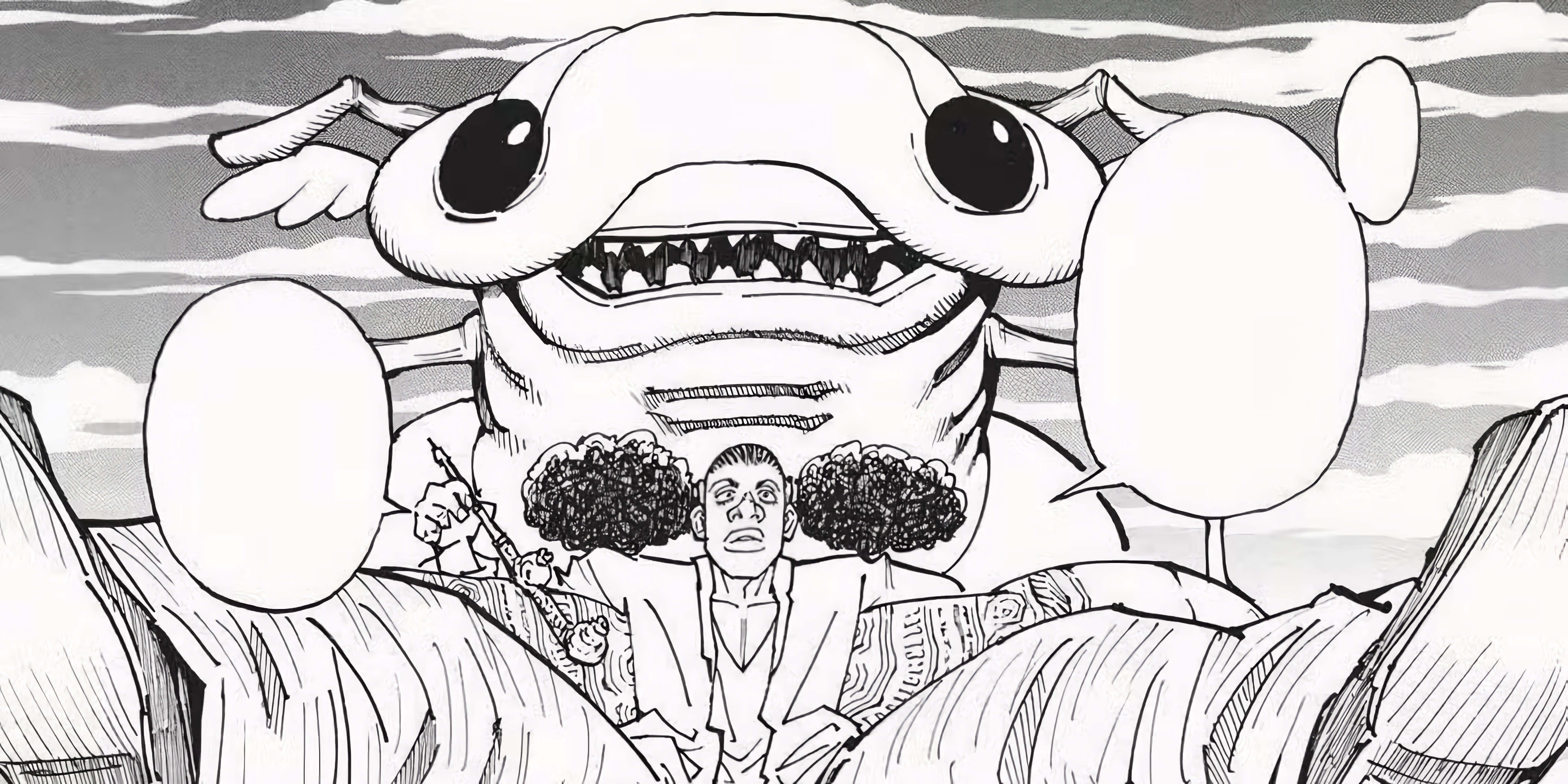 Luzurus speaking to his men as his Beast stands behind him.