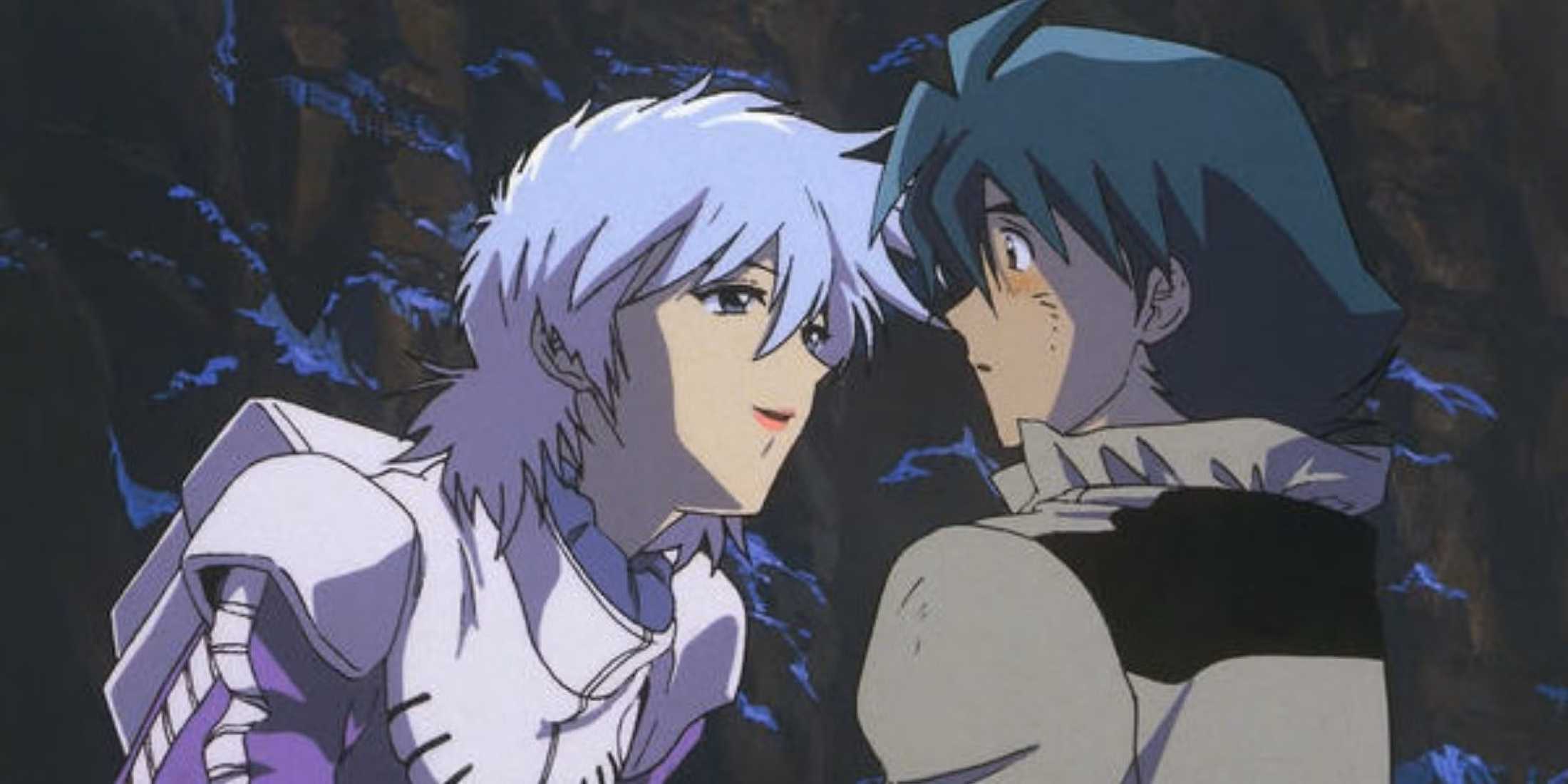 Shiro and Aina flirting with each other during the show.
