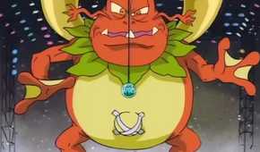 ShogunGekomon wakes up after hearing Mimi sing.