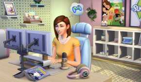 the sims 4 character thinking.