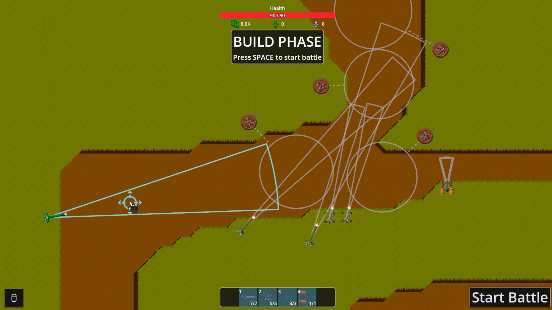 the build phase in sir we have an orc problem where players must manipulate the map.