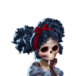Skull Girl moonlight peaks