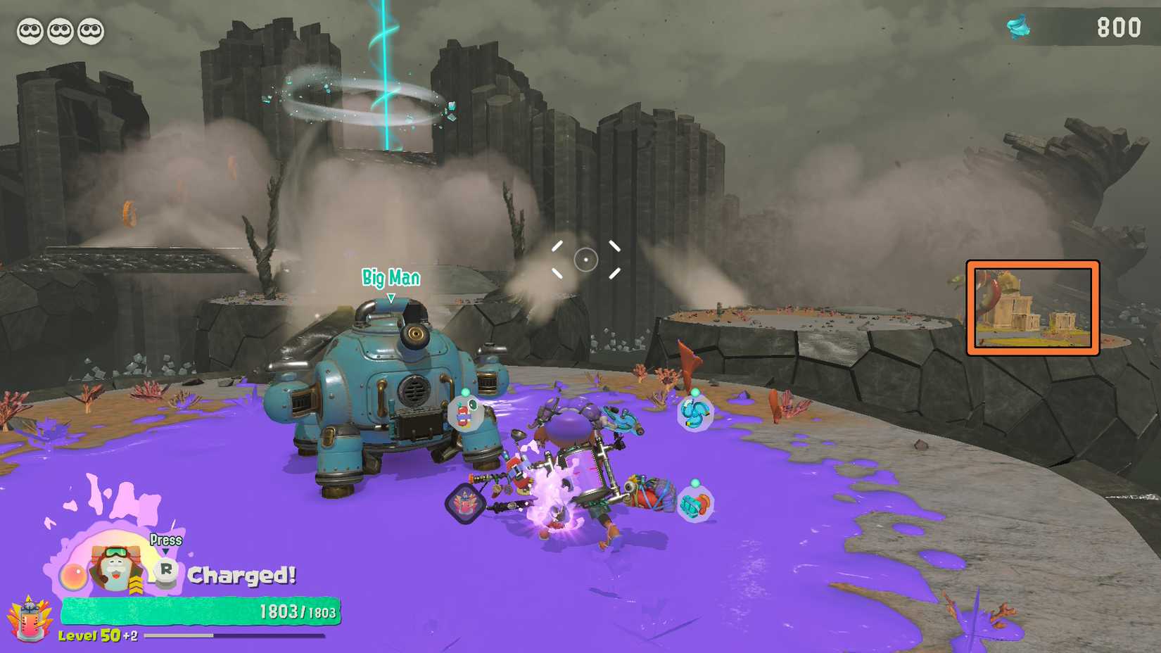 The crate with the Sahlse Vents Old Compass in Splatoon Raiders.