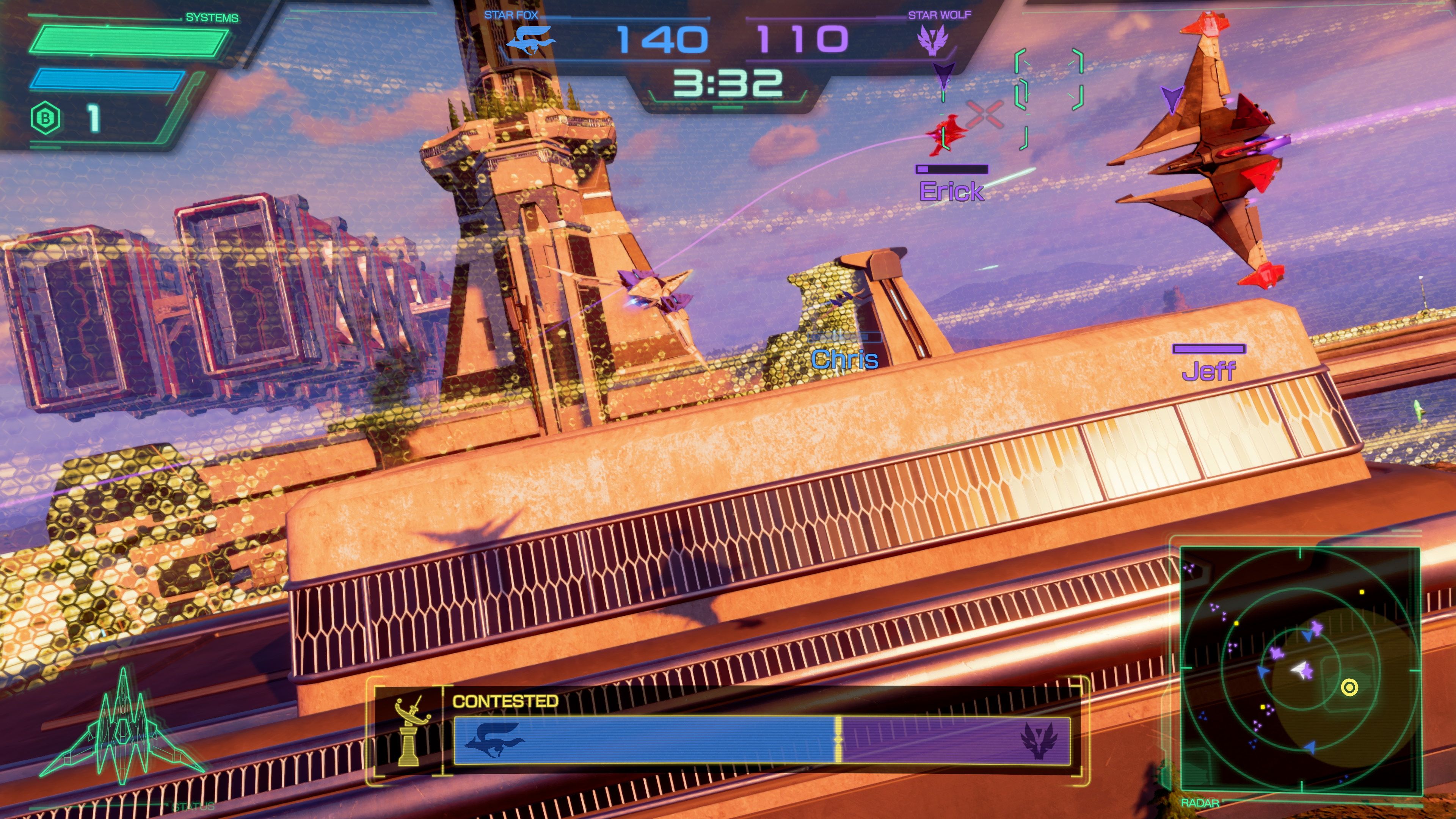 star fox gameplay screenshot