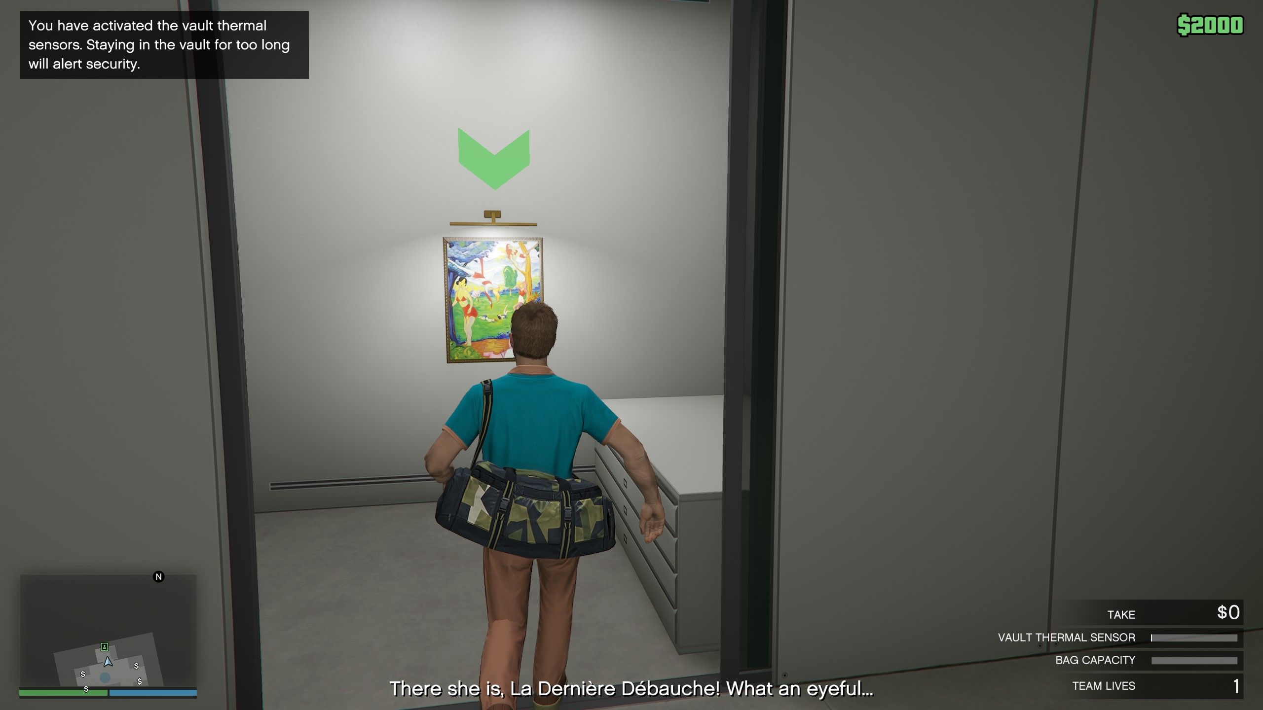 Step 4 Stealing the Art & Slipping Out Undetected
