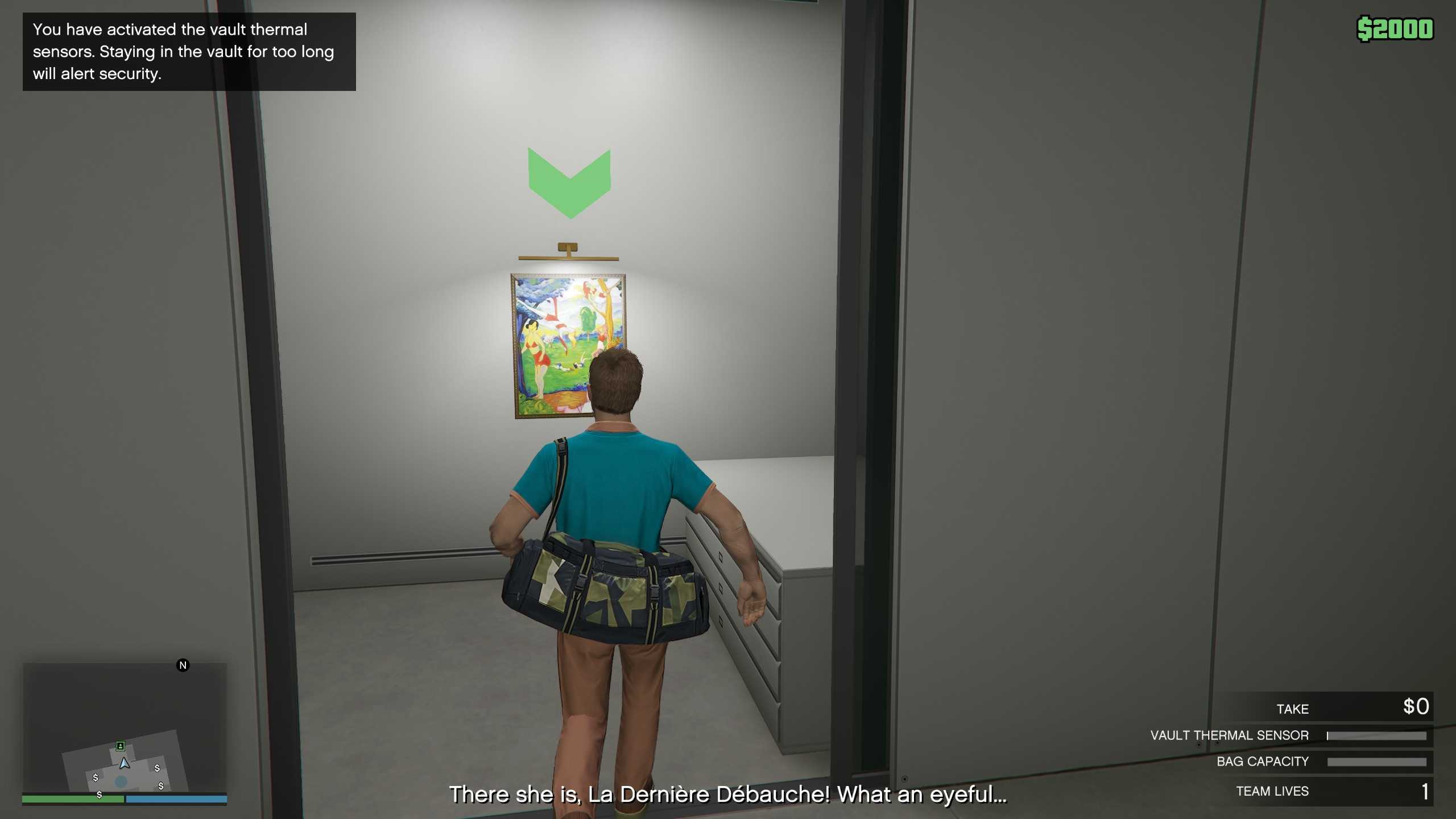 Step 4 Stealing the Art & Slipping Out Undetected