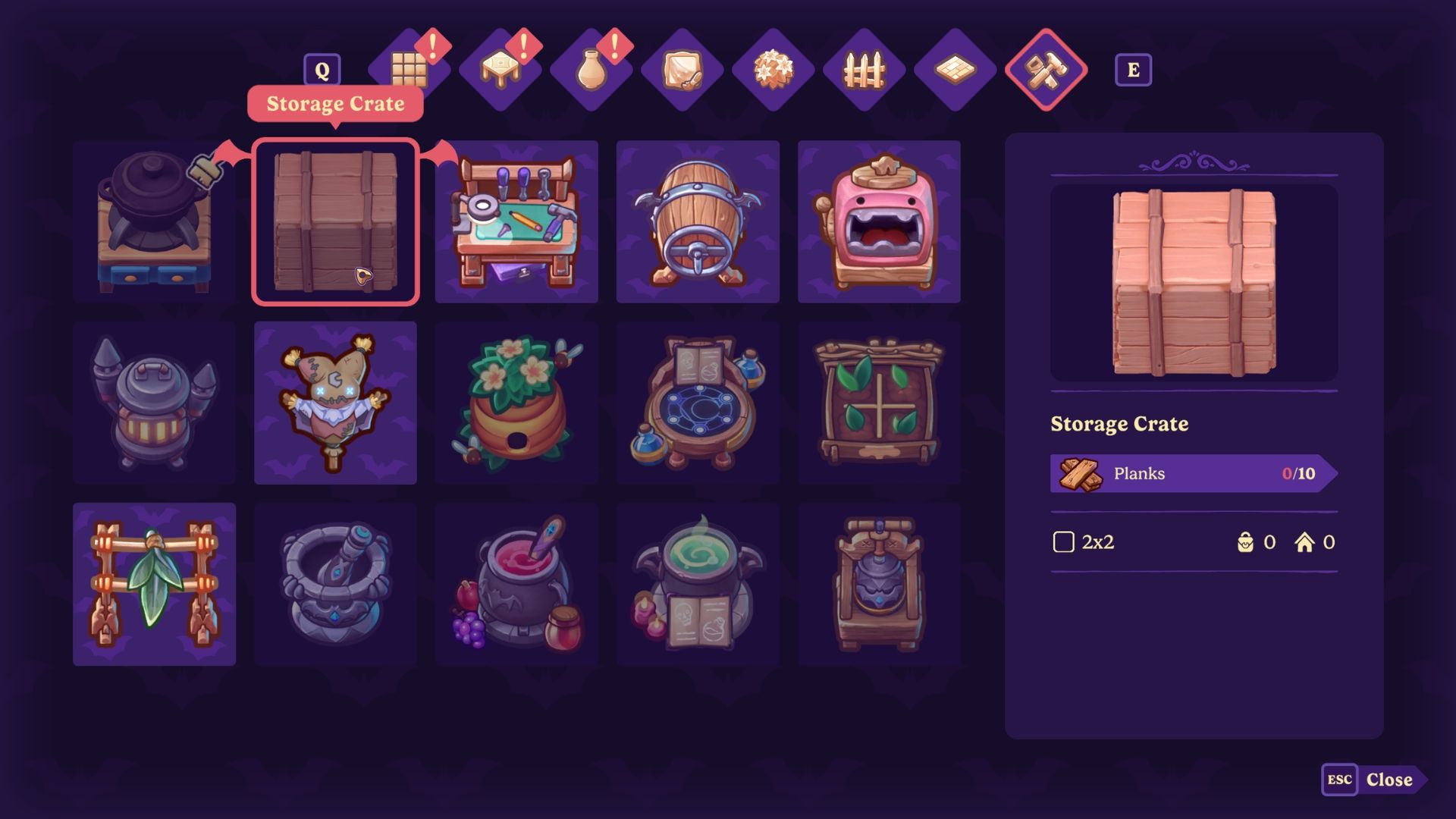 storage crate in moonlight peaks