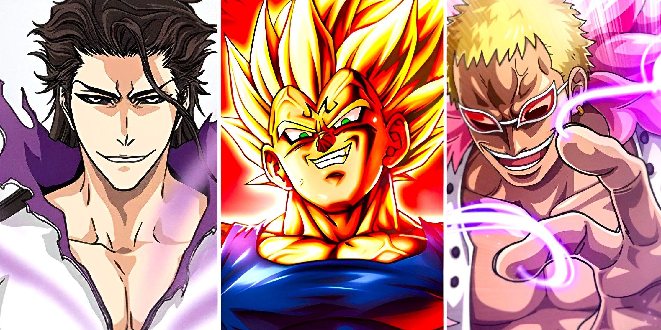 Strong shonen anime characters with peak writing