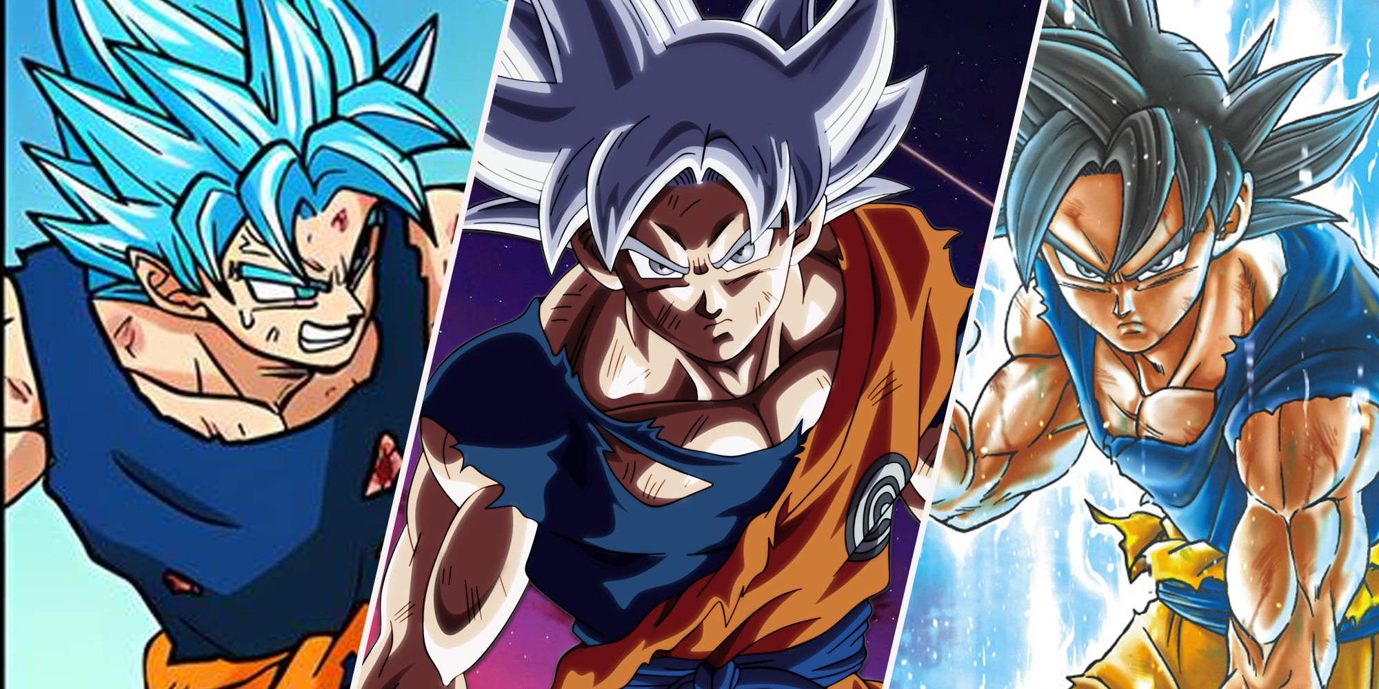 Super Saiyan Blue True Ultra Instinct Goku, Full Ultra Instinct CC Goku, Ultra Instinct Sign Goku