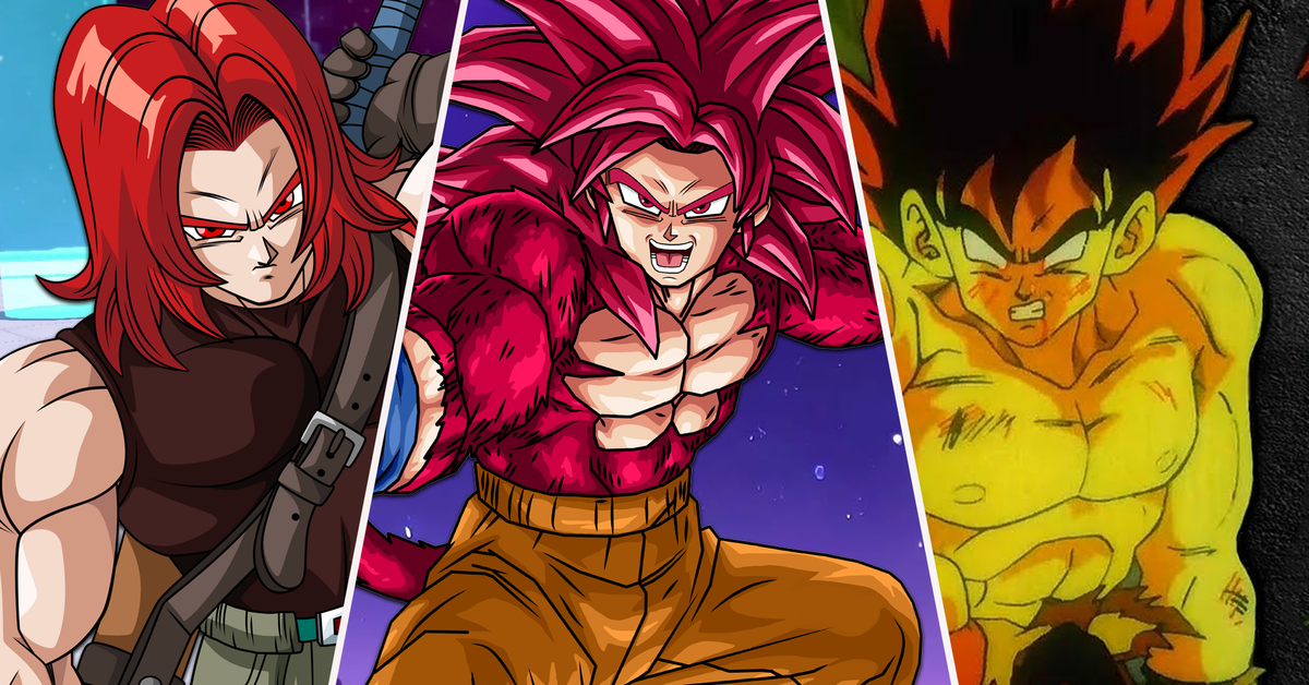 gamerant.com - Renan Fontes - Dragon Ball: 5 Best Designed Red-Haired Forms, Ranked