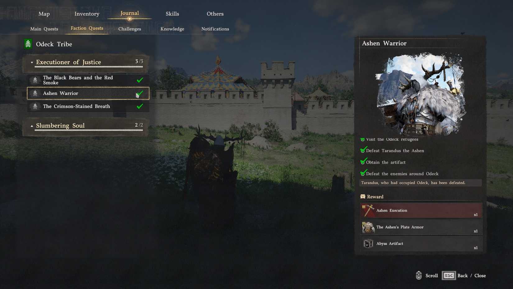 Ashen Armor in Tarandus Crimson Desert