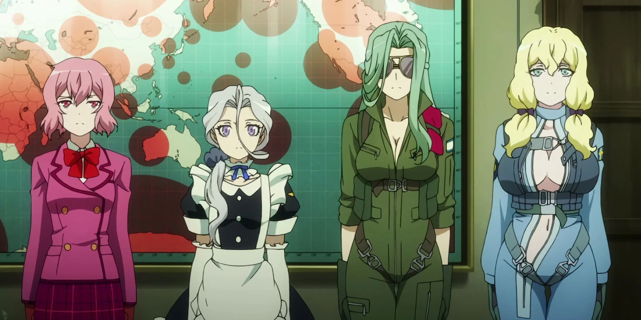 The third aerial squad members are introduced to each other. 