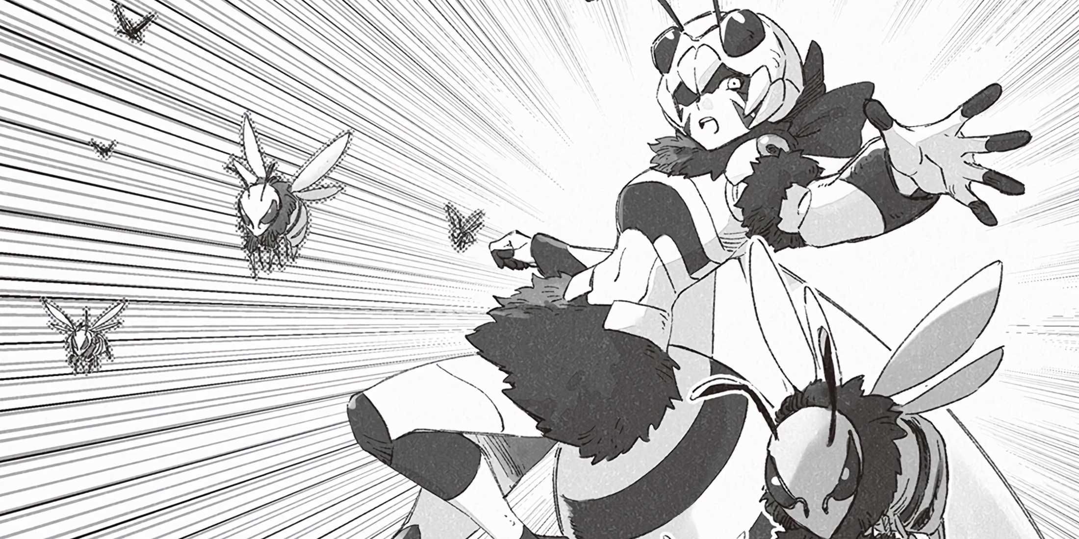 The Wasp Insectar releases her army to attack an opponent during a fight.