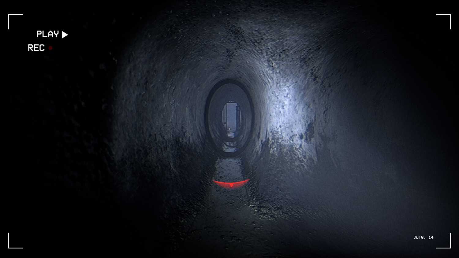 a claustrophobic tunnel in together after dark.